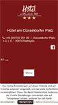 Mobile Screenshot of hotel-am-duesseldorfer-platz.de